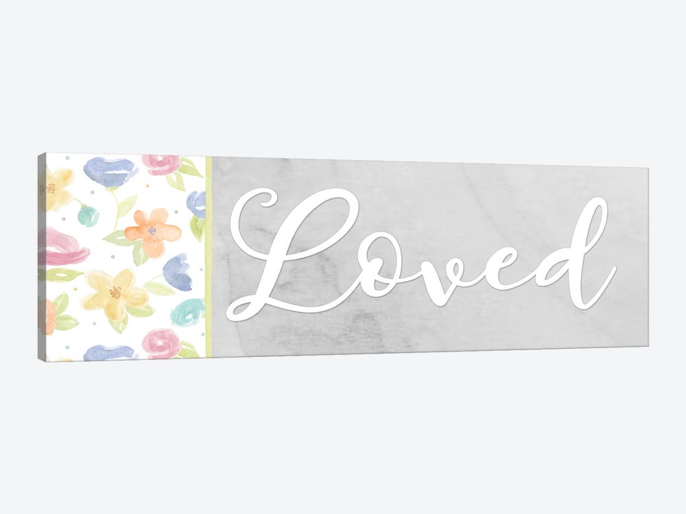 Girl Inspiration panel VII-Loved by Tara Reed 1-piece Canvas Art