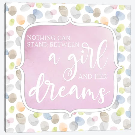 Girl Inspiration VI-Girl and her Dreams Canvas Print #TRE495} by Tara Reed Canvas Wall Art