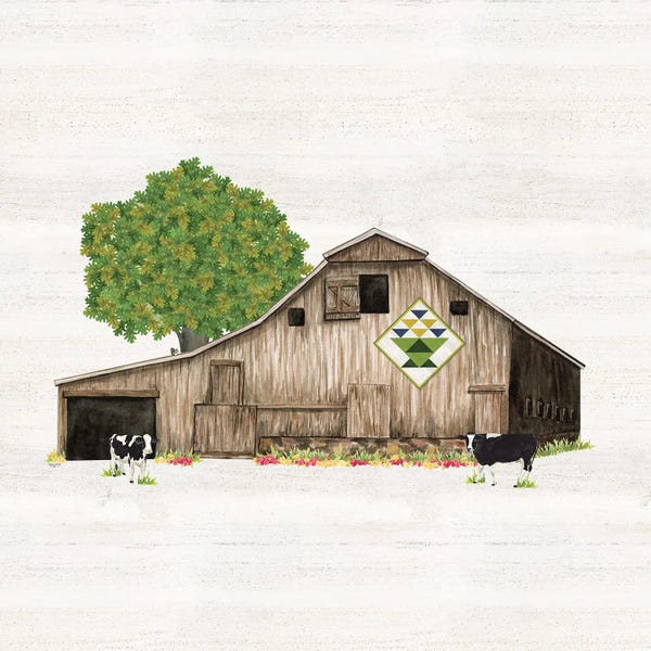 Tara Reed: Spring & Summer Barn Quilt I by Tara Reed