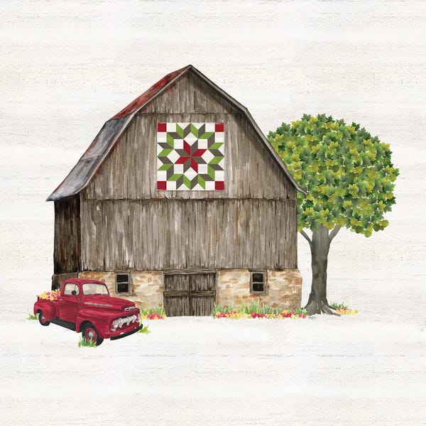 Barns: Spring & Summer Barn Quilt II by Tara Reed