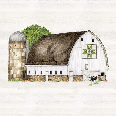 Spring & Summer Barn Quilt IV by Tara Reed canvas print