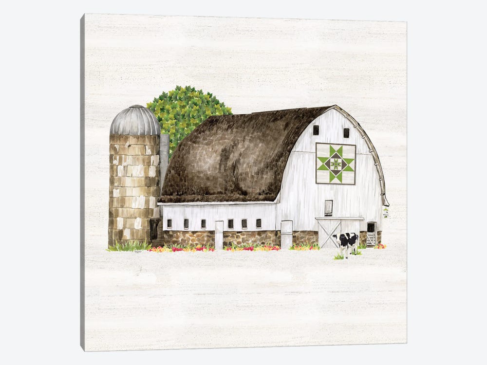 Spring & Summer Barn Quilt IV by Tara Reed 1-piece Art Print