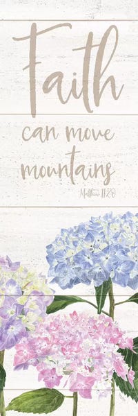 Bible Verses: Abundant Blooms Panel I by Tara Reed
