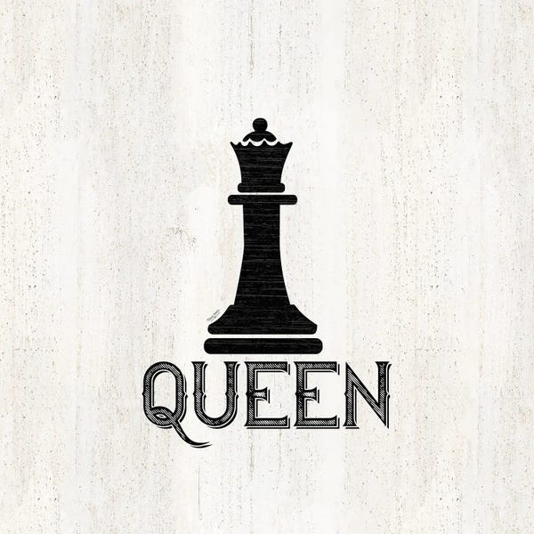 Cards & Board Games: Chess Piece II-Queen by Tara Reed