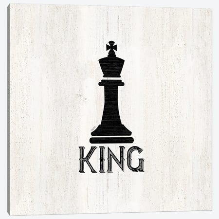 Chess Piece I-King Canvas Print #TRE507} by Tara Reed Canvas Wall Art