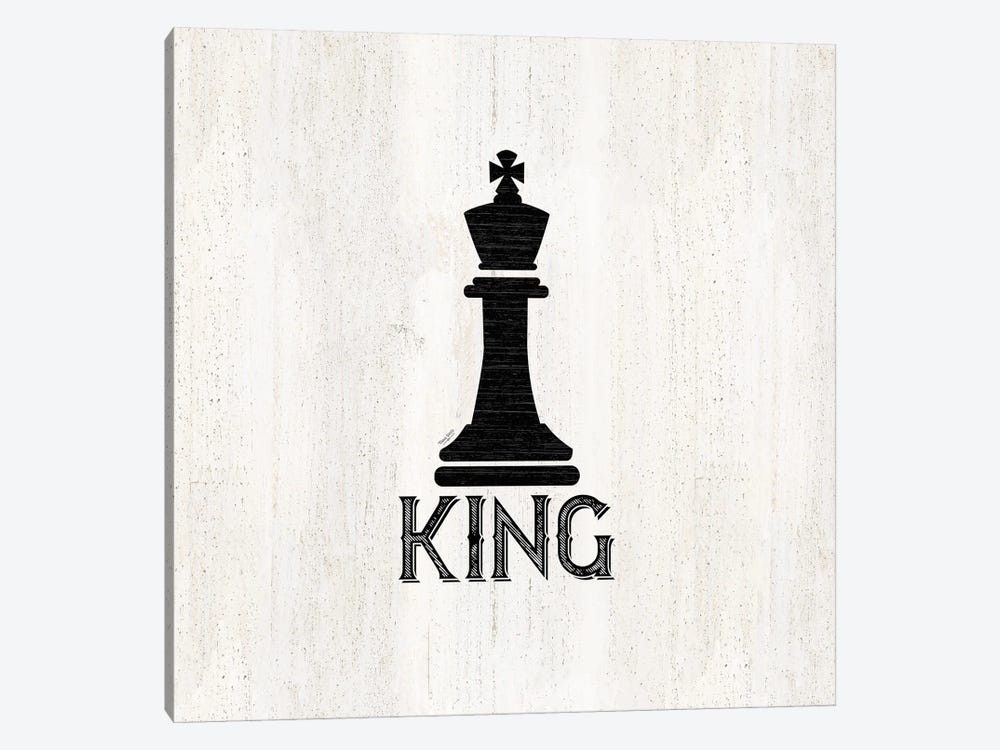 Chess Piece I-King by Tara Reed 1-piece Canvas Art Print