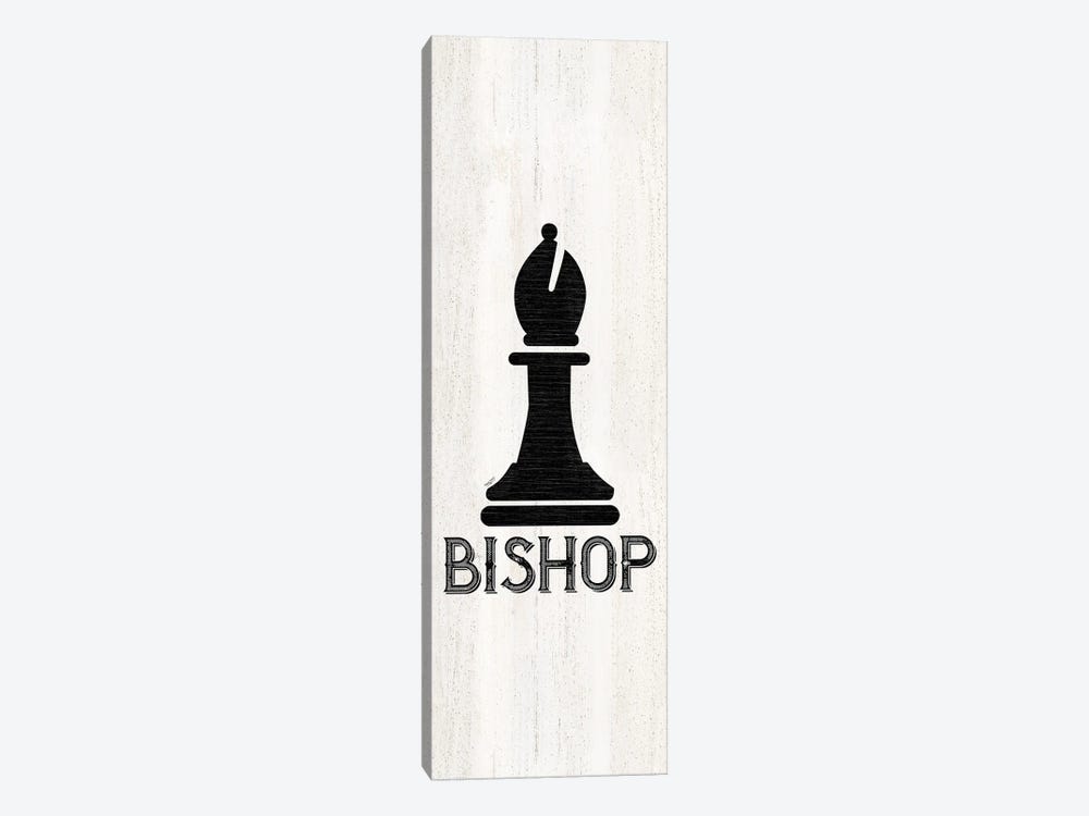 Chess Piece Vertical III-Bishop by Tara Reed 1-piece Canvas Art Print