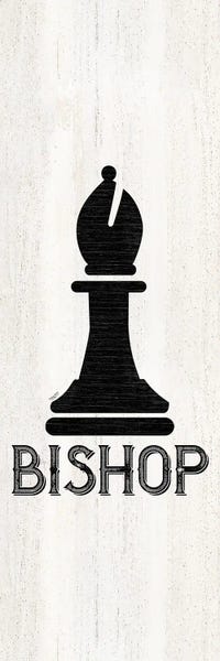 Cards & Board Games: Chess Piece Vertical III-Bishop by Tara Reed