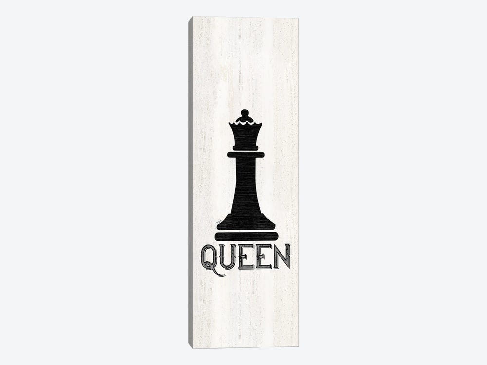Chess Piece Vertical II-Queen by Tara Reed 1-piece Canvas Art