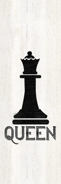 Cards & Board Games: Chess Piece Vertical II-Queen by Tara Reed