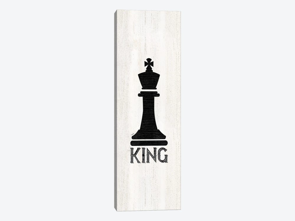 Chess Piece Vertical I-King by Tara Reed 1-piece Art Print