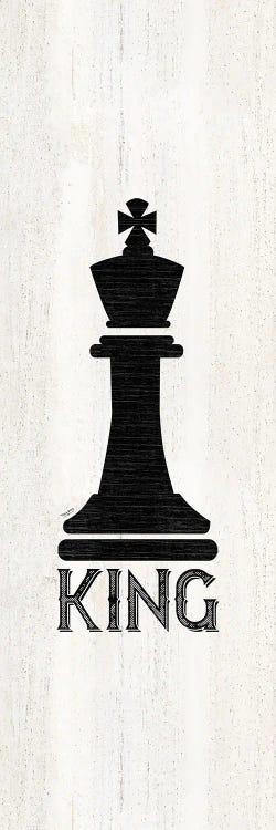 Chess Piece Vertical I-King