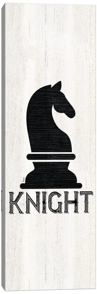 Chess Piece Vertical IV-Knight Canvas Art Print - Cards & Board Games