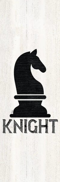 Cards & Board Games: Chess Piece Vertical IV-Knight by Tara Reed
