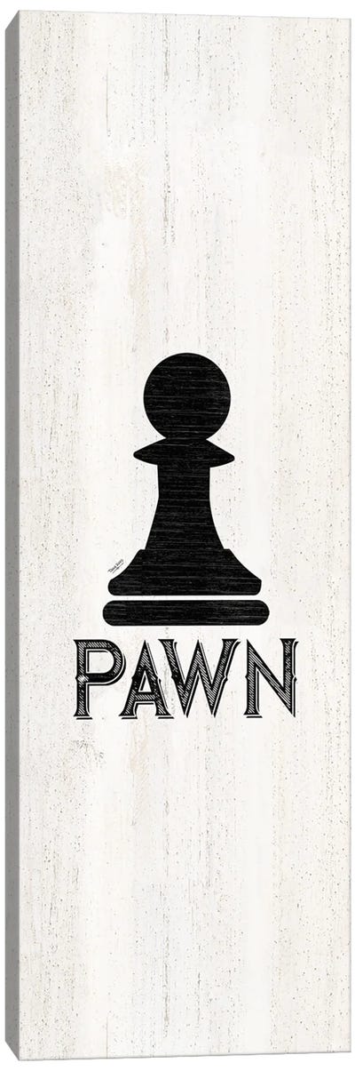 Chess Piece Vertical VI-Pawn Canvas Art Print - Cards & Board Games