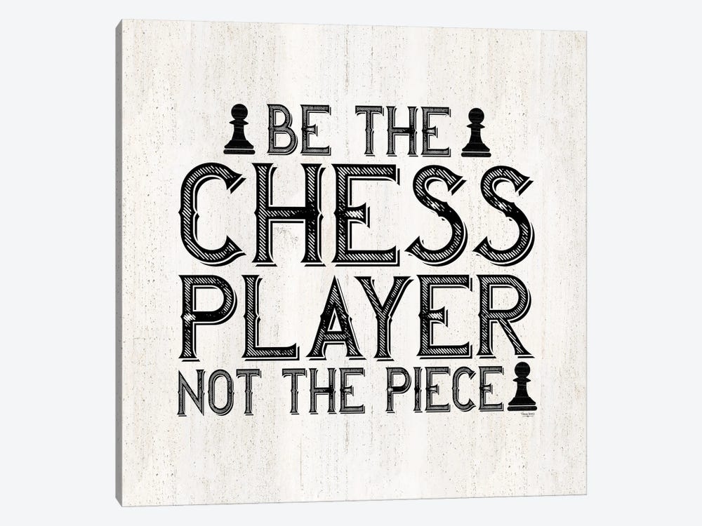 Chess Sentiment I-Player by Tara Reed 1-piece Canvas Artwork