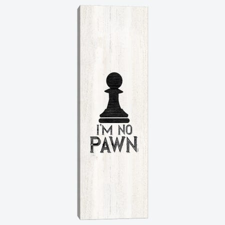 Chess Sentiment Vertical III-No Pawn Canvas Print #TRE518} by Tara Reed Canvas Art