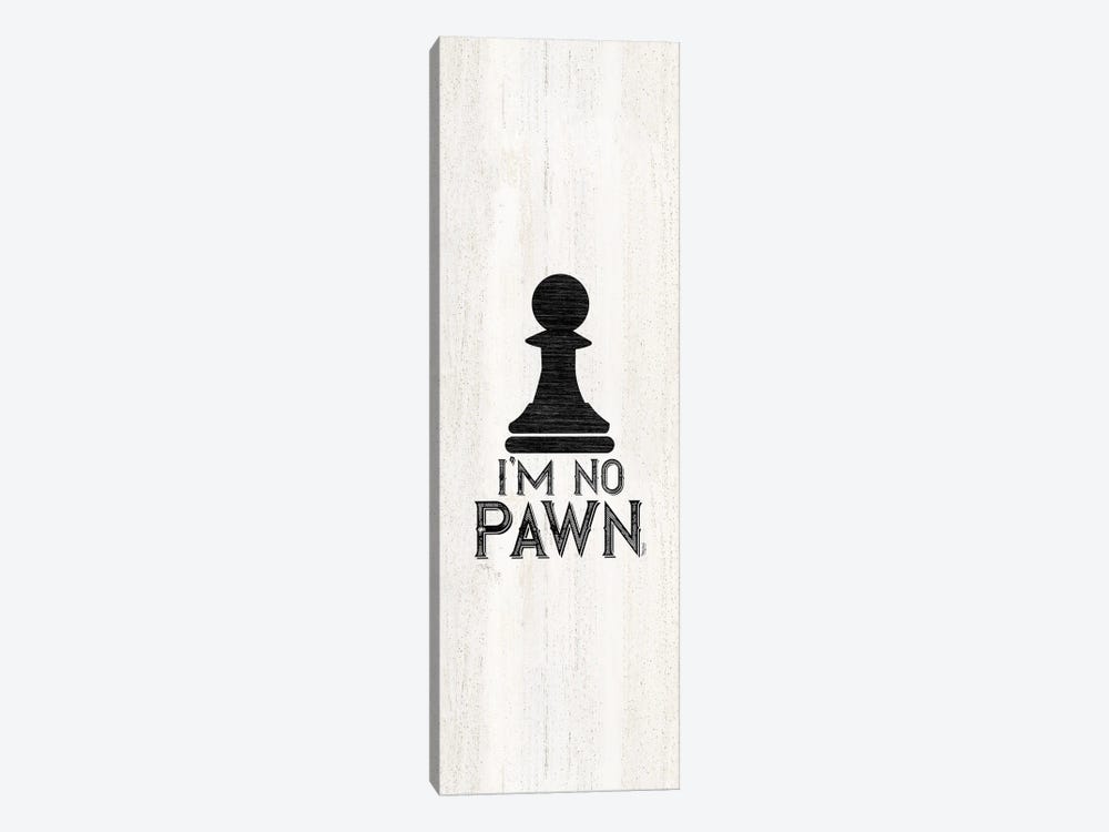 Chess Sentiment Vertical III-No Pawn by Tara Reed 1-piece Art Print
