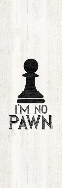 Cards & Board Games: Chess Sentiment Vertical III-No Pawn by Tara Reed