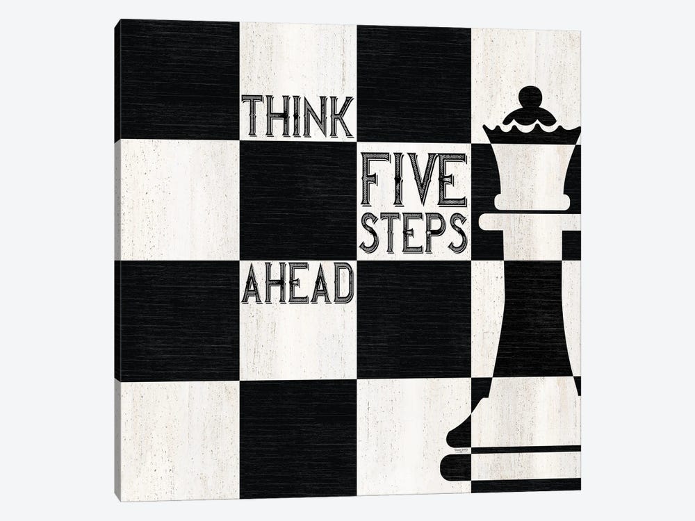 Chessboard Sentiment II-Five Steps by Tara Reed 1-piece Canvas Wall Art