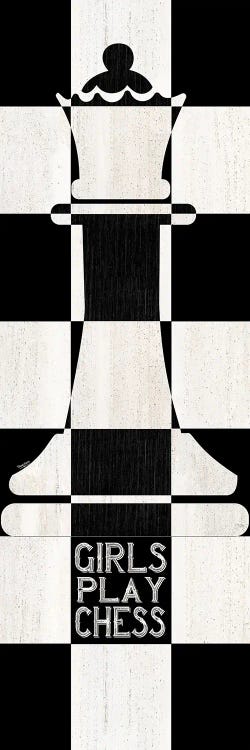 Chessboard Sentiment Vertical III-Girls by Tara Reed wall art