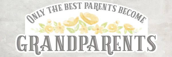 Modern Farmhouse Décor: Grandparent Life Panel Gray VI-Only The Best by Tara Reed
