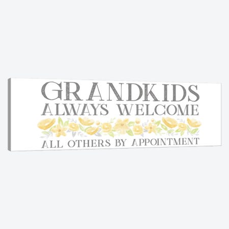Grandparent Life Panel III-Always Welcome Canvas Print #TRE535} by Tara Reed Canvas Art Print