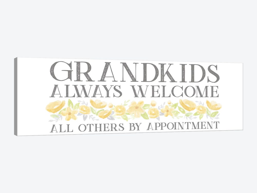 Grandparent Life Panel III-Always Welcome by Tara Reed 1-piece Canvas Artwork