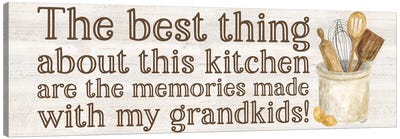 Grandparent Life Panel V-Memories Canvas Art Print - Cooking & Baking Art