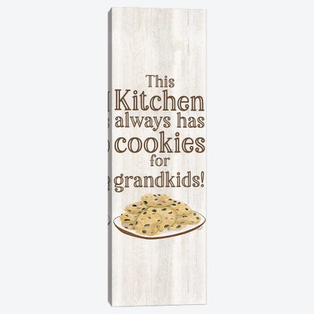 Grandparent Life Vertical I-Cookies Canvas Print #TRE539} by Tara Reed Canvas Wall Art