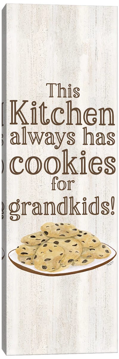 Grandparent Life Vertical I-Cookies Canvas Art Print - Cooking & Baking Art