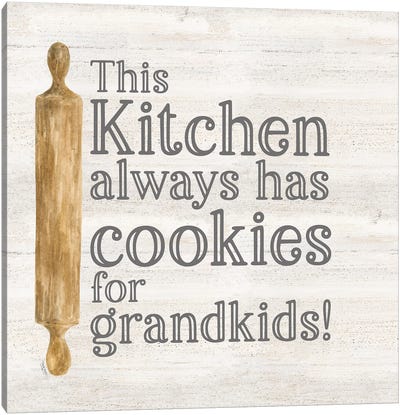 Grandparent Life VI-Cookies Canvas Art Print - Kitchen Equipment & Utensil Art