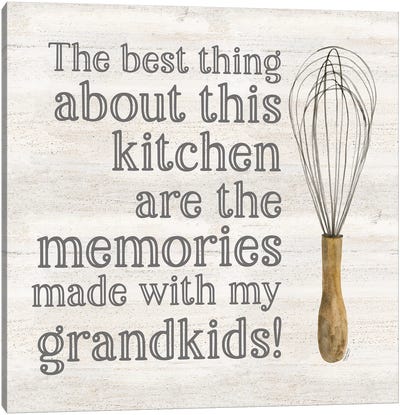 Grandparent Life VII-Memories Canvas Art Print - Cooking & Baking Art