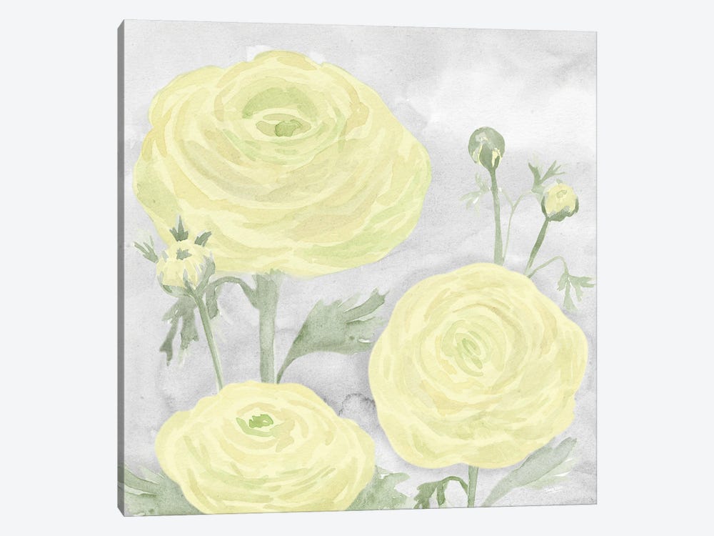 Peaceful Repose Gray & Yellow I by Tara Reed 1-piece Art Print