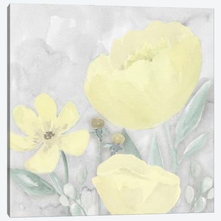 Peaceful Repose Gray & Yellow II Canvas Print #TRE553} by Tara Reed Canvas Artwork
