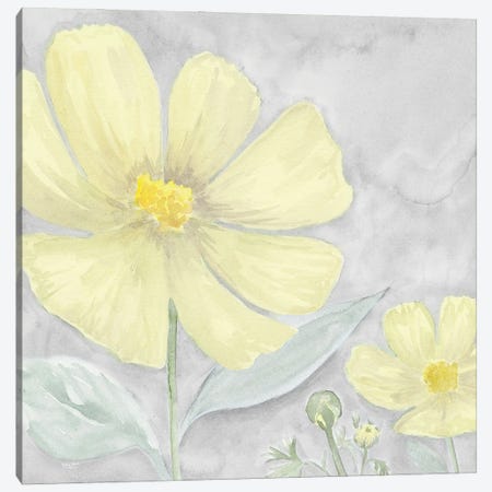 Peaceful Repose Gray & Yellow III Canvas Print #TRE554} by Tara Reed Art Print