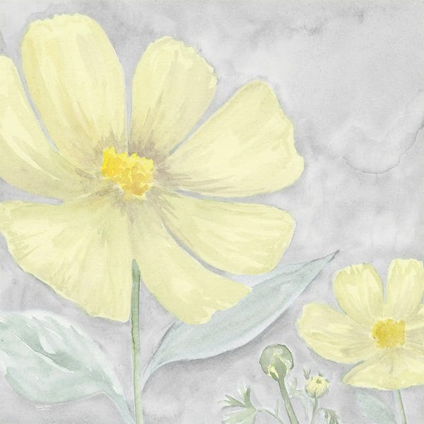 Tara Reed: Peaceful Repose Gray & Yellow III by Tara Reed