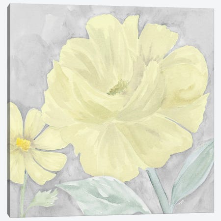 Peaceful Repose Gray & Yellow IV Canvas Print #TRE555} by Tara Reed Canvas Print
