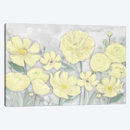 Peaceful Repose Gray & Yellow Landscape Canvas Print #TRE556} by Tara Reed Art Print