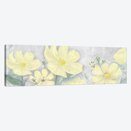 Peaceful Repose Gray & Yellow Panel I Canvas Print #TRE557} by Tara Reed Art Print