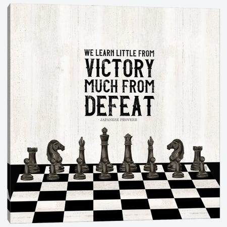 Rather Be Playing Chess II-Learn More Canvas Print #TRE566} by Tara Reed Canvas Art