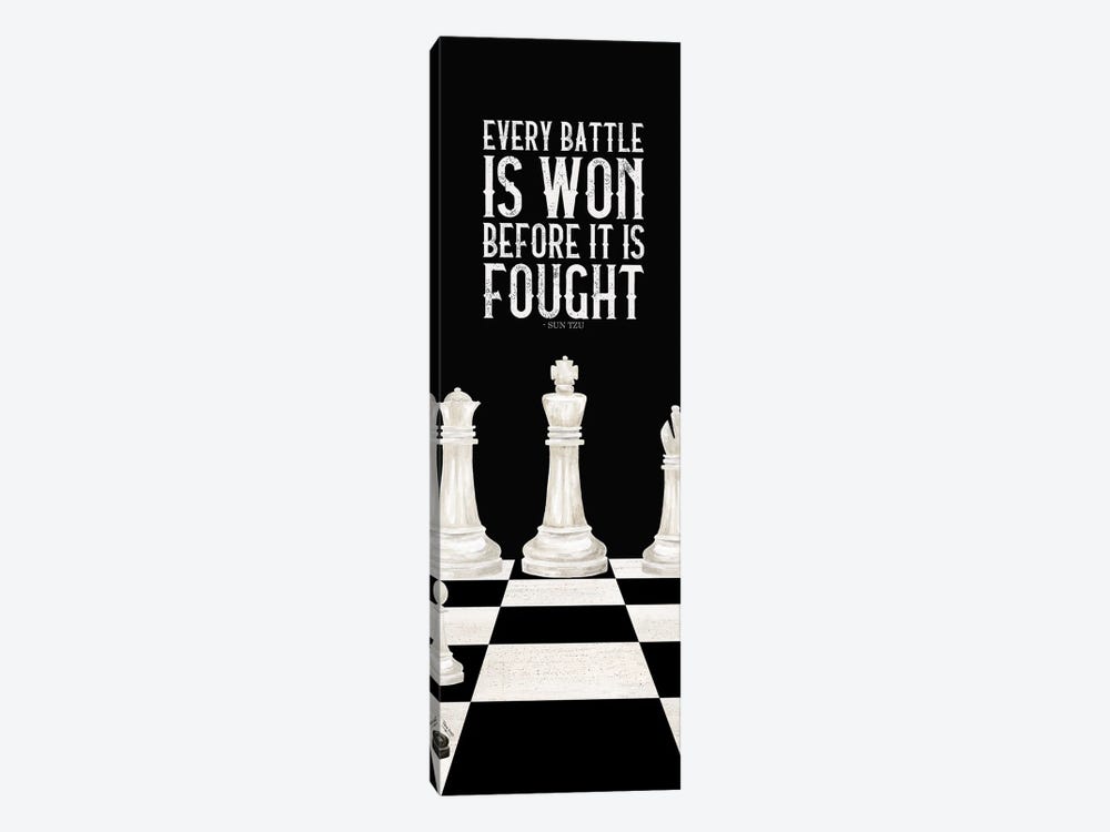 Rather Be Playing Chess Panel I-Every Battle by Tara Reed 1-piece Art Print