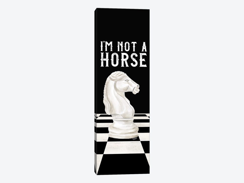 Rather Be Playing Chess Panel IV-Not A Horse by Tara Reed 1-piece Art Print