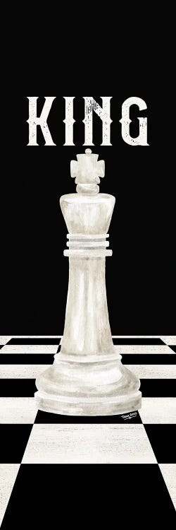 Rather Be Playing Chess Pieces White Panel V-King