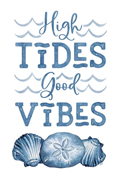 Tara Reed: Deep Blue Sea X On White by Tara Reed