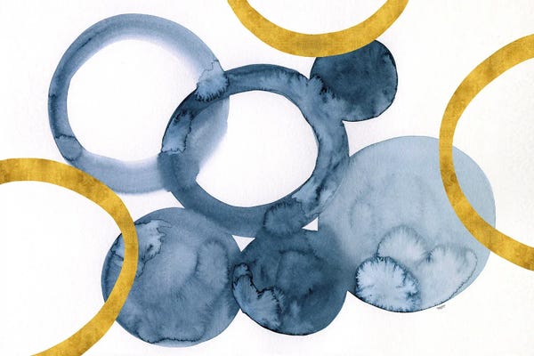 Blue & Gold: Deep Blue Sea XXIV by Tara Reed