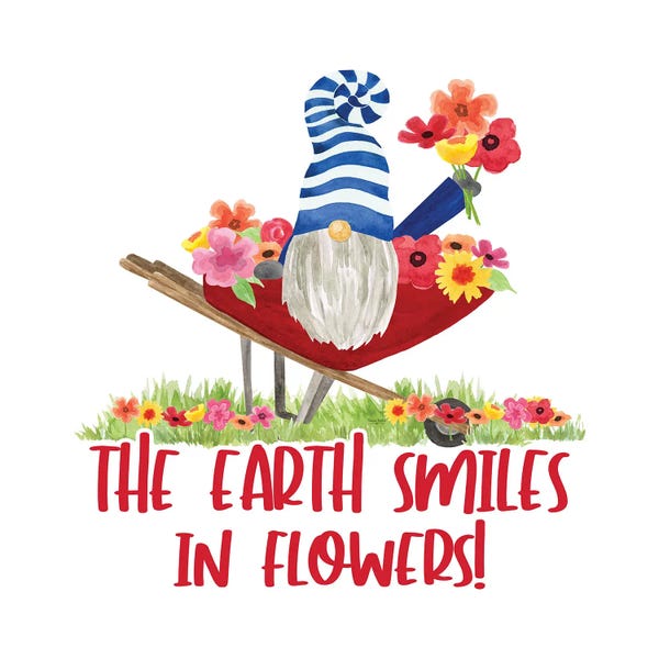 Gnomes: Gardening Gnome Sentiment II by Tara Reed