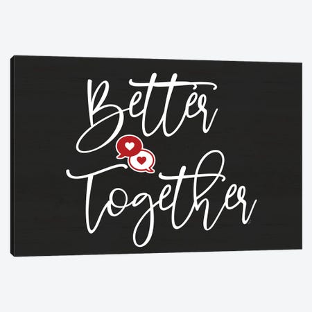 Better Together Canvas Print #TRE645} by Tara Reed Canvas Print
