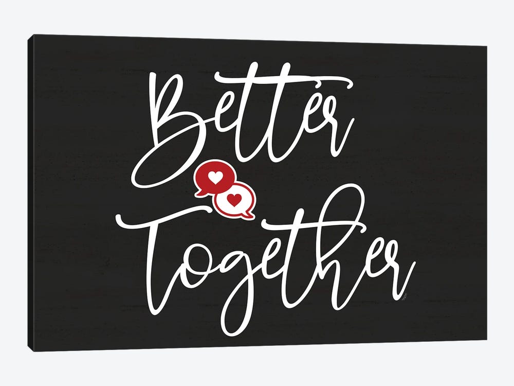 Better Together by Tara Reed 1-piece Canvas Print