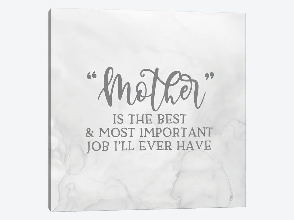 Mother Sentiments I by Tara Reed 1-piece Canvas Art